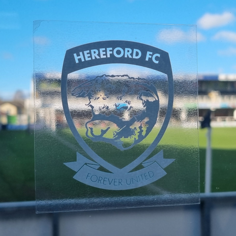 Car window sticker - Hereford FC Logo