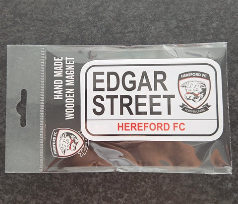 NEW Wooden Edgar Street Fridge Magnet