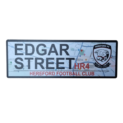 Wooden Street Sign