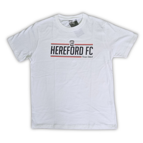 White 'Hereford FC' Dalton T-Shirt - Adult