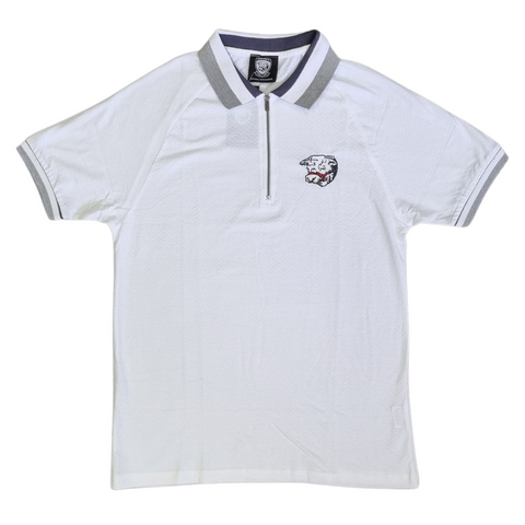 Cotton Zip Polo