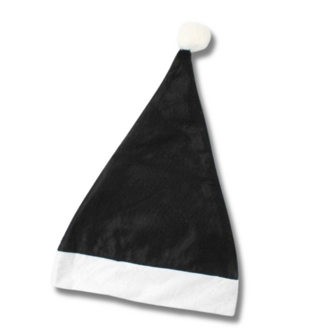 Black and White Santa Hat