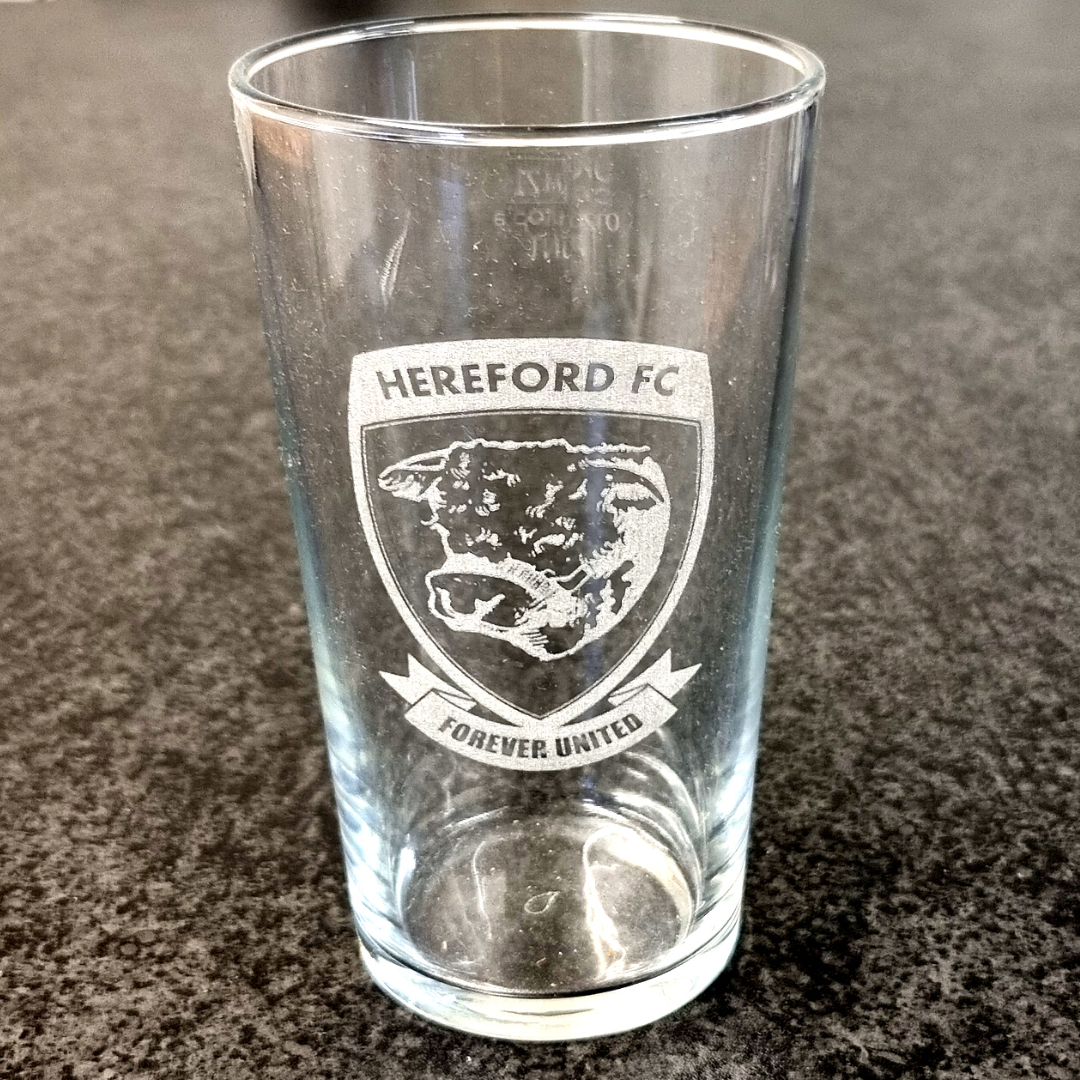 Hereford FC Pint Glass