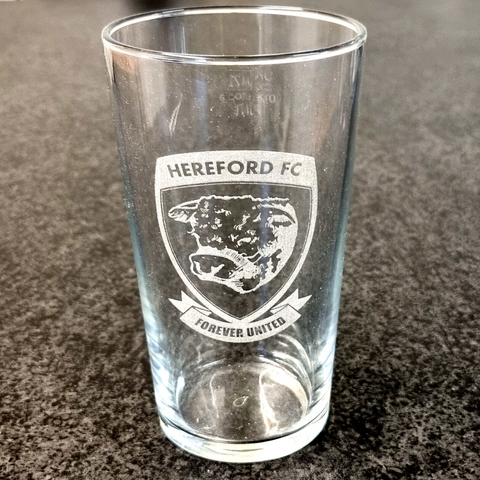 Hereford FC Pint Glass